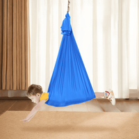 VEVOR Sensory Swing for Kids, 3.1 Yards, Therapy Swing for Children with Special Needs, Cuddle Swing Indoor Outdoor Hammock for Child & Adult with Autism, ADHD, Aspergers, Sensory Integration, Blue