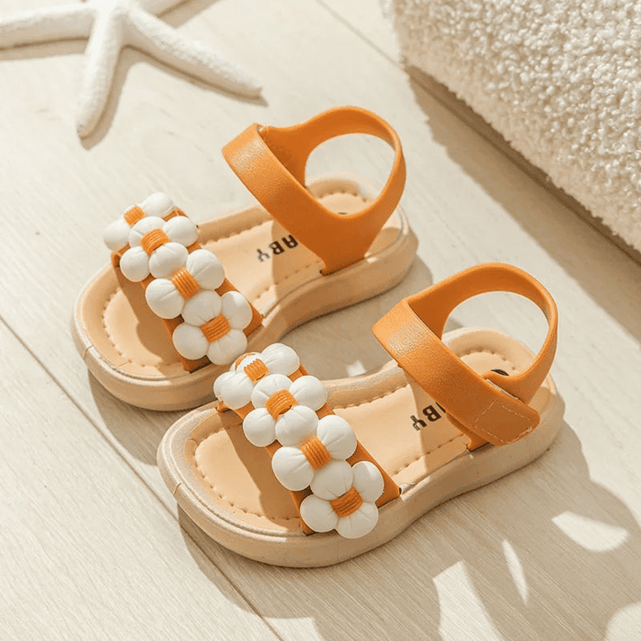 Anti-Slip "Flowers" Sandals for Girls Multivariant - The Little Big Store