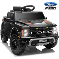 Experience Thrilling Adventures with the Licensed Ford F 150 Raptor 12V Ride-On Car - Bluetooth, LED Lights, and Remote Control for Kids Ages 3-6!
