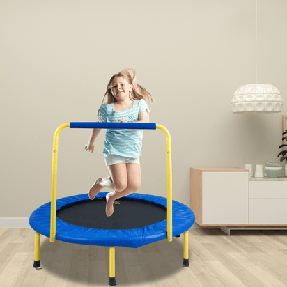 VEVOR 3FT Trampoline for Kids Indoor/Outdoor Foldable Baby Toddlers Trampoline - The Little Big Store