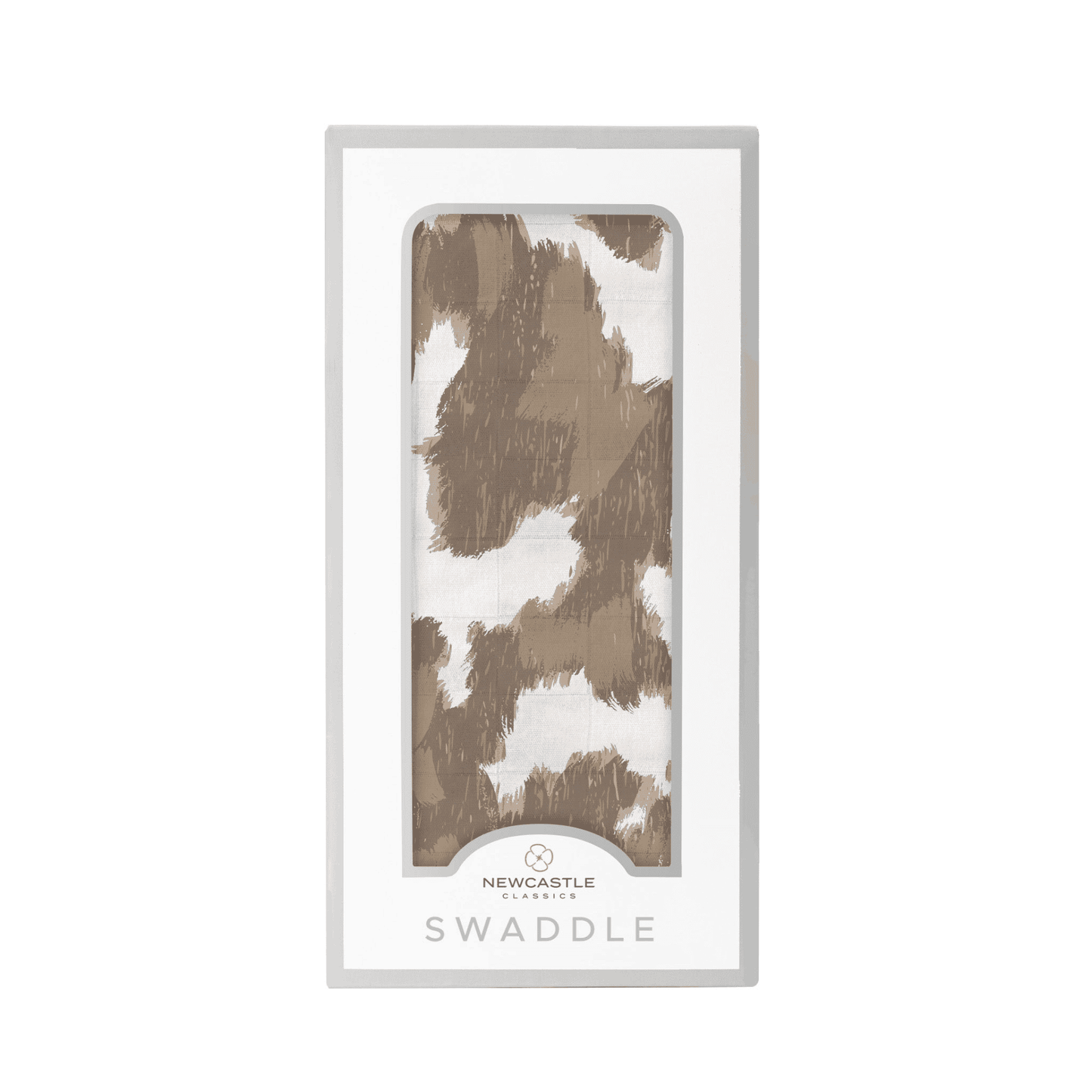 Yellowstone Cowhide Bamboo Swaddle - The Little Big Store