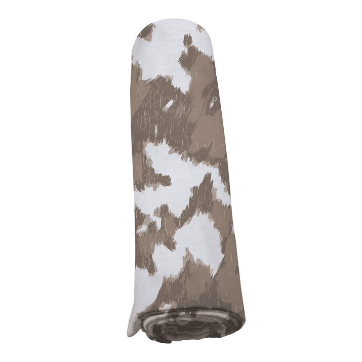 Yellowstone Cowhide Bamboo Swaddle - The Little Big Store