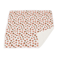 Carnelian Peaches and Black and White Polka Dot Newcastle Blanket - The Little Big Store