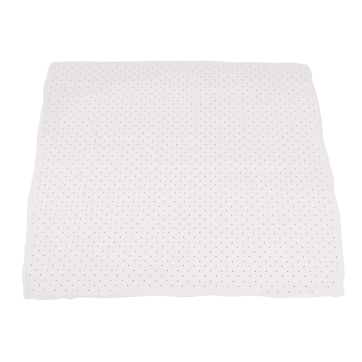 Carnelian Peaches and Black and White Polka Dot Newcastle Blanket - The Little Big Store