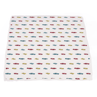 Vintage Muscle Cars and Motorcycles Bamboo Muslin Newcastle Blanket - The Little Big Store