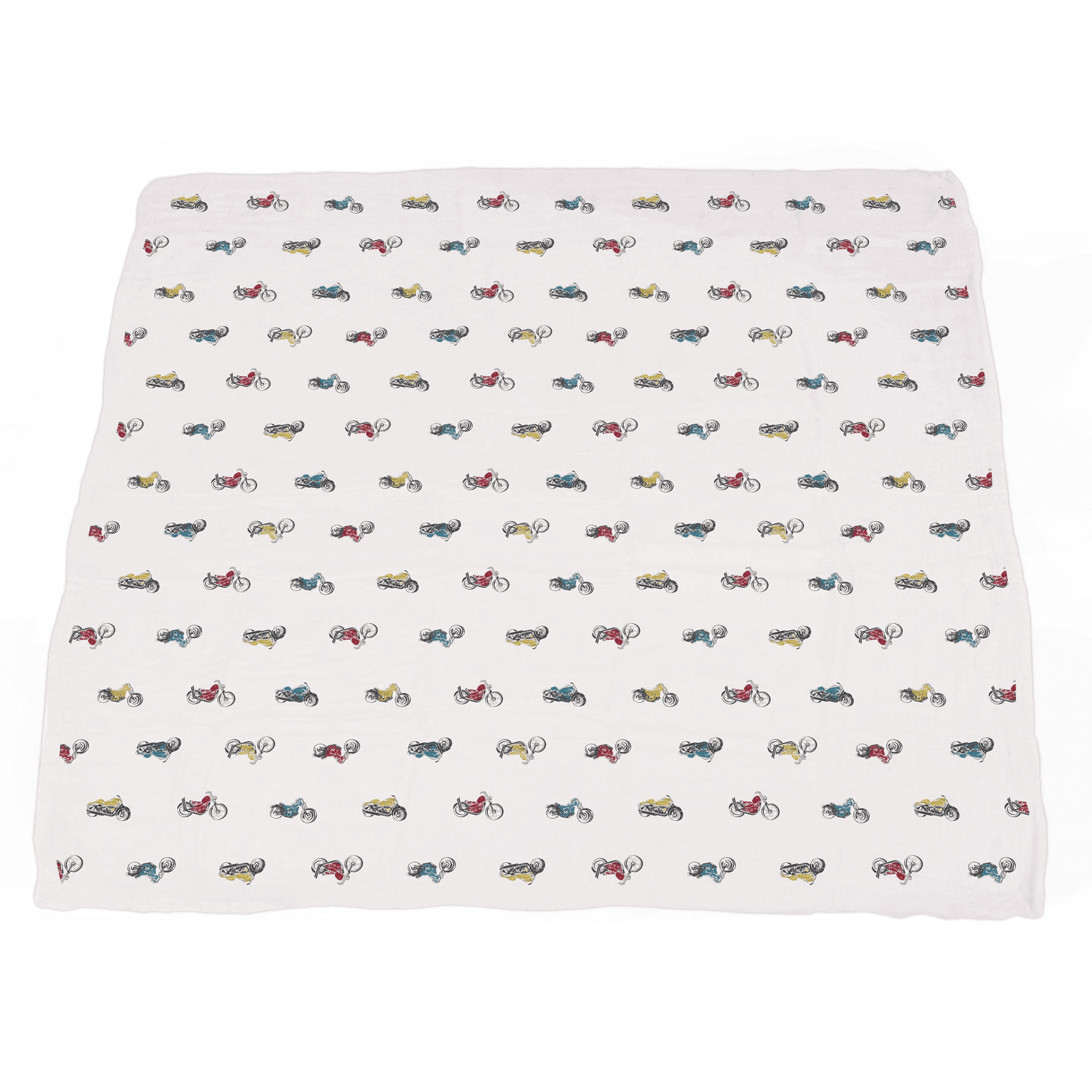 Vintage Muscle Cars and Motorcycles Bamboo Muslin Newcastle Blanket - The Little Big Store