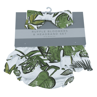 Tropical Forest Ruffle Bloomers and Headband Set - The Little Big Store
