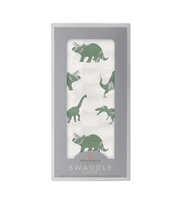 Granite Green Dinosaurs Cotton Swaddle - The Little Big Store