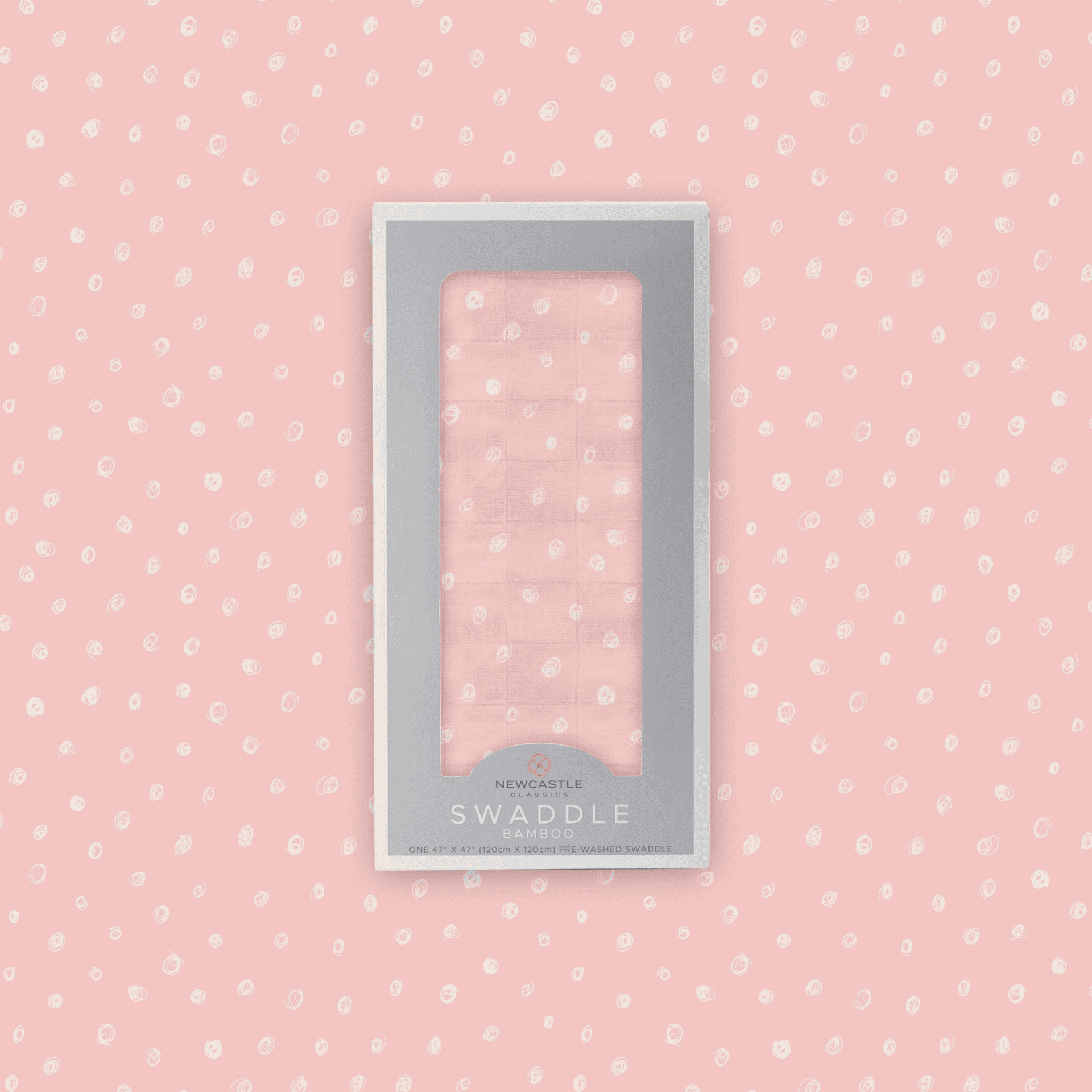 Pink Pearl Polka Dot Bamboo Swaddle - The Little Big Store
