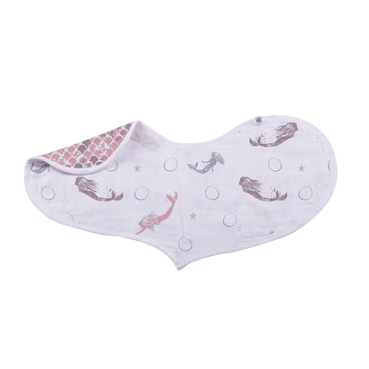 Under The Sea Bamboo Heart Bib 2PK - The Little Big Store