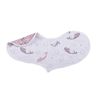 Under The Sea Bamboo Heart Bib 2PK - The Little Big Store