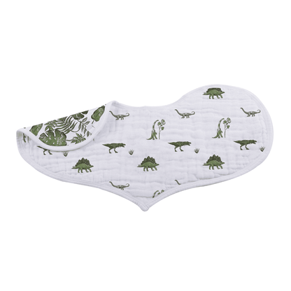 Dino Days Cotton Burp Cloth Bib 2PK - The Little Big Store