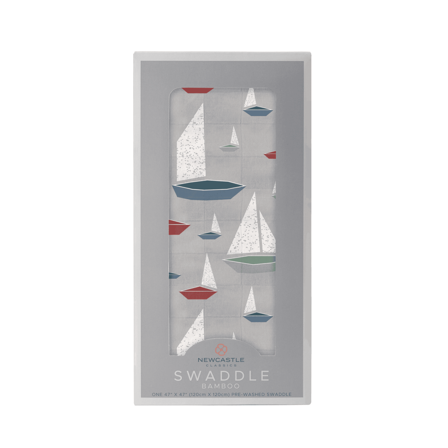 Marina Sailboats Bamboo Swaddle - The Little Big Store