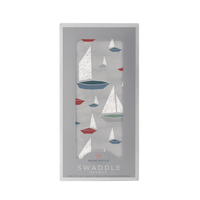 Marina Sailboats Bamboo Swaddle - The Little Big Store