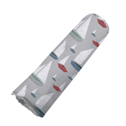 Marina Sailboats Bamboo Swaddle - The Little Big Store