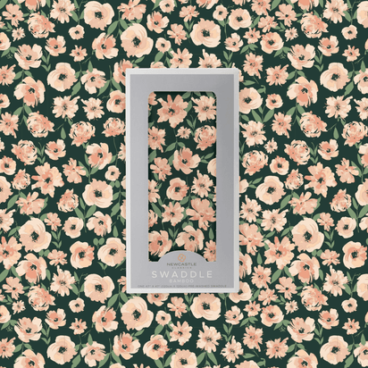Canyon Sunset Flowers Bamboo Swaddle - The Little Big Store