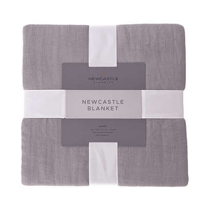 Newcastle Grey Oversized Queen Bamboo Bed Blanket - The Little Big Store