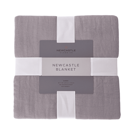 Newcastle Grey Oversized Queen Bamboo Bed Blanket - The Little Big Store