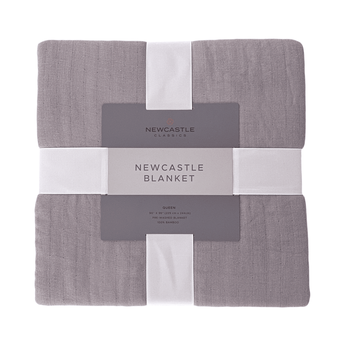 Newcastle Grey Oversized Queen Bamboo Bed Blanket - The Little Big Store