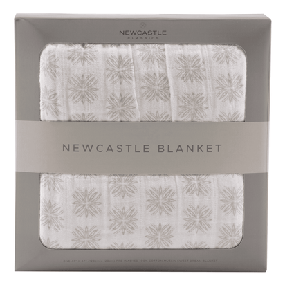 Flower Child Cotton Muslin Newcastle Blanket - The Little Big Store