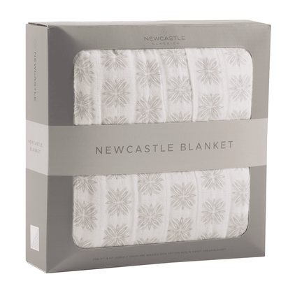 Flower Child Cotton Muslin Newcastle Blanket - The Little Big Store
