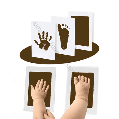 DIY Kit for Souvenir Feet/Handprints on white background Multivariant - The Little Big Store