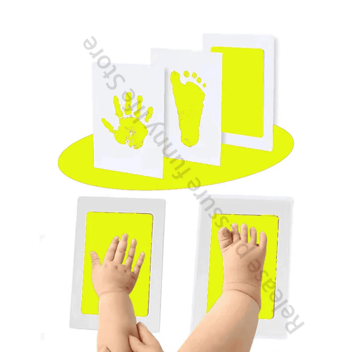 DIY Kit for Souvenir Feet/Handprints on white background Multivariant - The Little Big Store