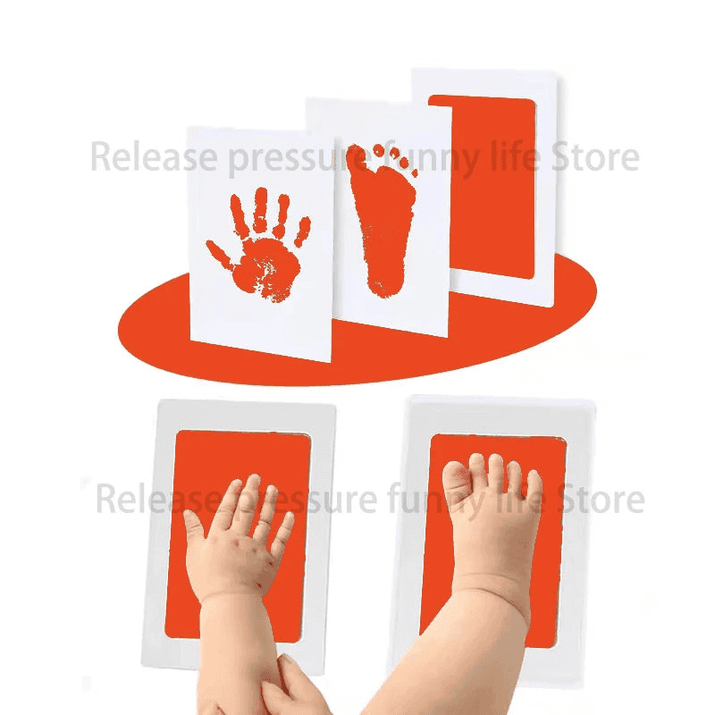 DIY Kit for Souvenir Feet/Handprints on white background Multivariant - The Little Big Store