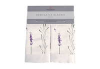Lavender Stems Bamboo Muslin Security Baby Blankie - The Little Big Store