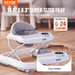 Baby Walker, Foldable Baby Walkers with 3-Level Adjustable Height, Rolling Toddler Walker and Activity Center with Wheels & Feeding Tray, Anti-Rollover Activity Helper for Boy Girl 6-12 Months - The Little Big Store