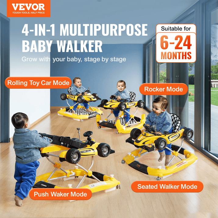 ToddlerTrail 4-in-1 Learning Walker - The Little Big Store