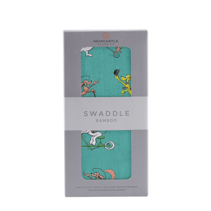 Go, Dog. Go! Bamboo Muslin Swaddle - The Little Big Store