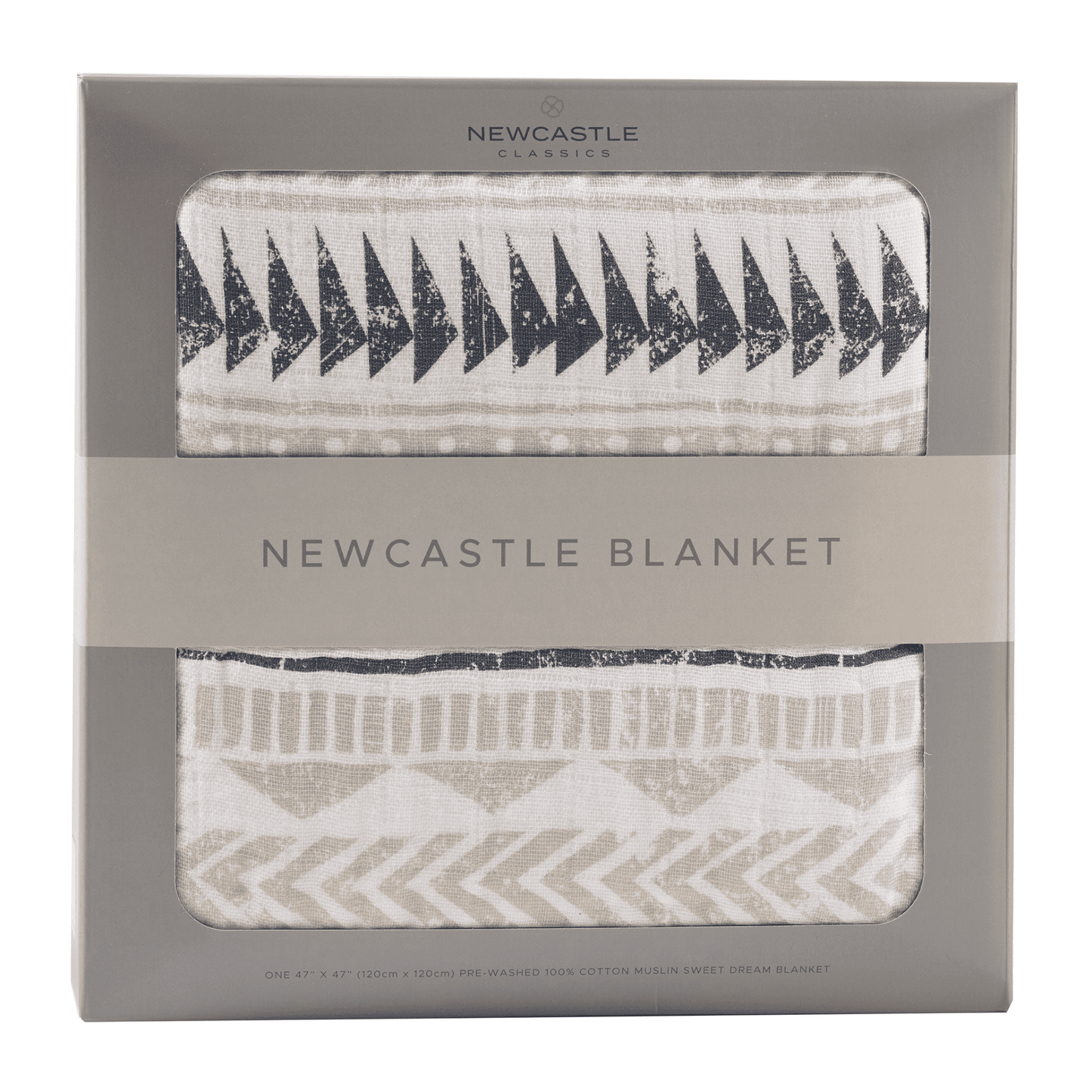 Pyramid Cotton Muslin Newcastle Blanket - The Little Big Store