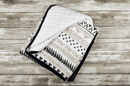 Pyramid Cotton Muslin Newcastle Blanket - The Little Big Store