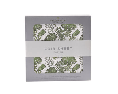 Tropical Forest Cotton Muslin Crib Sheet - The Little Big Store