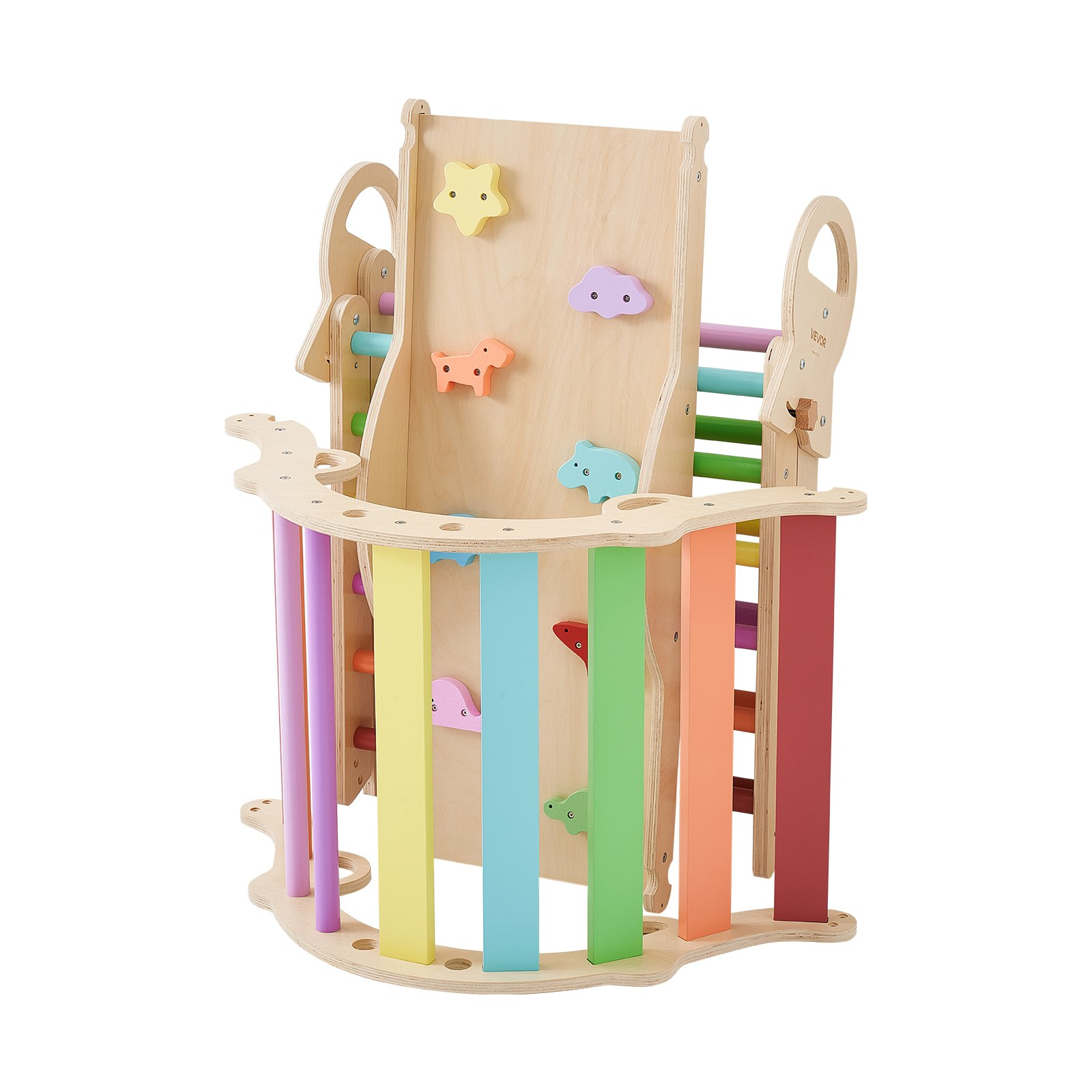 9-in-1 Pikler Triangle Set – Foldable Montessori Climbing Toy
