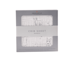 Corgi Bamboo Muslin Crib Sheet - The Little Big Store