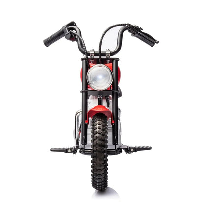 ⚡ Freddo E-Chopper™ 36V – Electric Mini Cruiser with Leather Seat & Air-Filled Tires