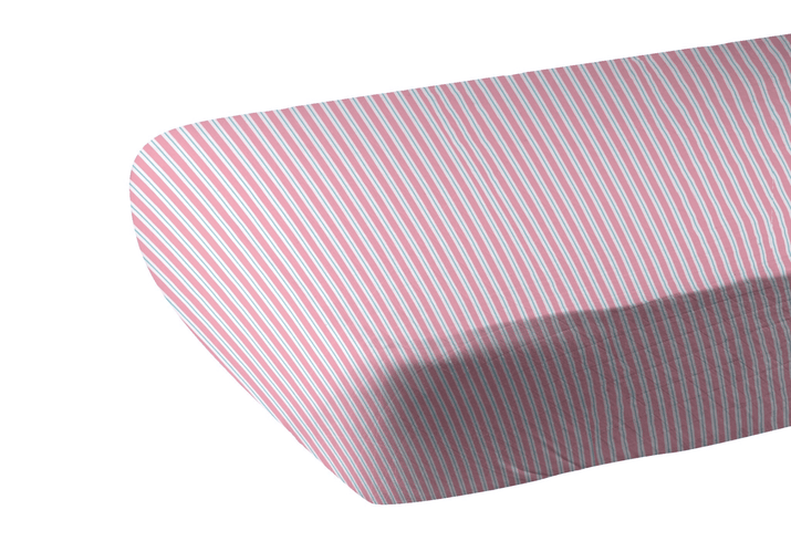 Candy Stripe Bamboo Muslin Crib Sheet - The Little Big Store