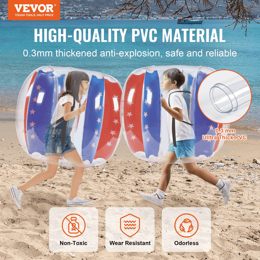 BumperBlitz™ Sumo Zorb Balls 2-Pack - Inflatable Fun for Kids & Teens - The Little Big Store