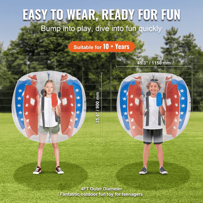 BumperBlitz™ Sumo Zorb Balls 2-Pack - Inflatable Fun for Kids & Teens - The Little Big Store