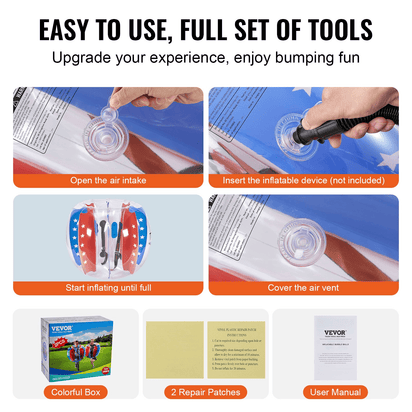 BumperBlitz™ Sumo Zorb Balls 2-Pack - Inflatable Fun for Kids & Teens - The Little Big Store