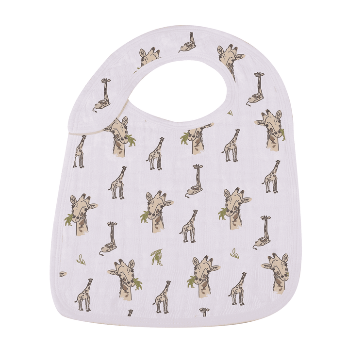 On The Savannah Bamboo Muslin Snap Bibs 3PK - The Little Big Store