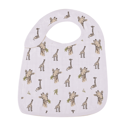 On The Savannah Bamboo Muslin Snap Bibs 3PK - The Little Big Store