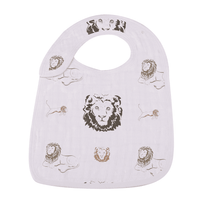 On The Savannah Bamboo Muslin Snap Bibs 3PK - The Little Big Store