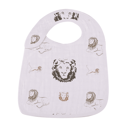 On The Savannah Bamboo Muslin Snap Bibs 3PK - The Little Big Store