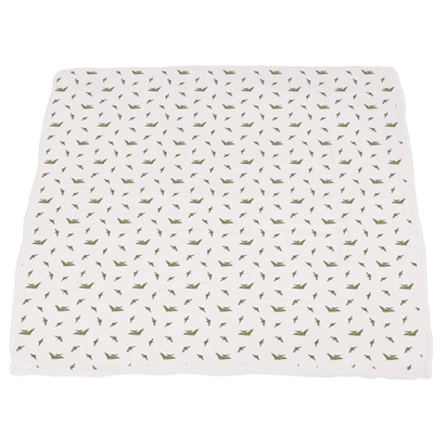Dino Feet and Pteranodon Cotton Muslin NewcastleBlanket - The Little Big Store