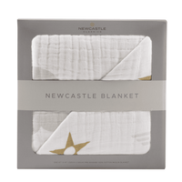Flying Elephant Cotton Muslin Newcastle Blanket - The Little Big Store