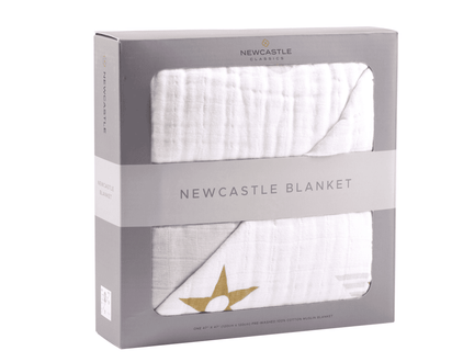 Flying Elephant Cotton Muslin Newcastle Blanket - The Little Big Store