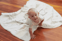 Flying Elephant Cotton Muslin Newcastle Blanket - The Little Big Store